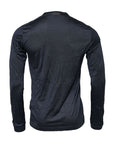 Dolce & Gabbana Dark Blue Silk Crew Neck Sweatshirt Sweater