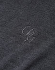 Dolce & Gabbana Dark Gray Wool Crew Neck Sweatshirt Sweater