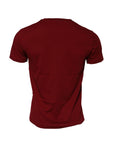 Dolce & Gabbana Dark Red Men Crew Neck Short Sleeve T-shirt