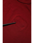 Dolce & Gabbana Dark Red Men Crew Neck Short Sleeve T-shirt