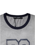 Dolce & Gabbana Gray Cotton Crew Neck Short Sleeves T-shirt