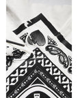 Dolce & Gabbana White Bandana Cotton Men Crew Neck T-shirt