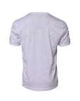 Dolce & Gabbana White King Crown Cotton Crew Neck T-shirt
