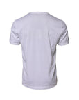 Dolce & Gabbana White King Crown Cotton Crew Neck T-shirt