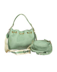 Valentino Bags Green Polyethylene Handbag