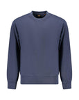 Hugo Boss Blue Cotton Men Sweater