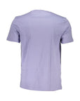 Hugo Boss Purple Cotton Men T-Shirt