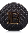 Balmain Black Leather Crossbody Bag