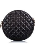 Balmain Black Leather Crossbody Bag