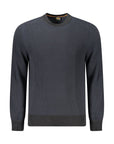 Hugo Boss Black Cotton Men Sweater