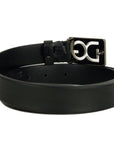 Dolce & Gabbana Black Calfskin Belt