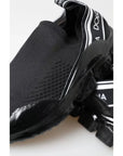 Dolce & Gabbana Black Sorrento Slip On Low Top Sneakers