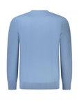 Hugo Boss Light Blue Cotton Men Sweater