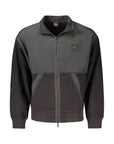 Hugo Boss Black Cotton Men Jacket