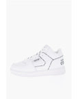Versace JEANS COUTURE Leather MEYSSA Sneakers with Printed Contrasti