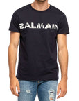 Balmain Blue Cotton T-Shirt