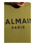 Balmain Green Cotton T-Shirt