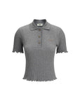 Fendi Ribbed Polo T-shirt