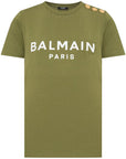 Balmain Green Cotton Tops & T-Shirt