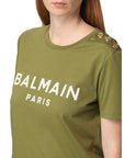 Balmain Green Cotton Tops & T-Shirt