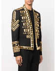 Balmain Black Haircalf Jacket