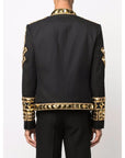 Balmain Black Haircalf Jacket