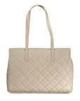 Valentino Bags Beige Polyethylene Handbag