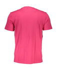 Hugo Boss Pink Cotton Men T-Shirt