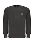 Hugo Boss Black Cotton Men Sweater