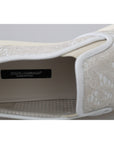 Dolce & Gabbana Elegant Off White Loafers for Ladies