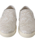 Dolce & Gabbana Elegant Off White Loafers for Ladies