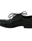 Dolce & Gabbana Elegant Green Brogues Oxford Wingtip Flats