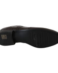 Dolce & Gabbana Elegant Brown Leather Oxford Flats
