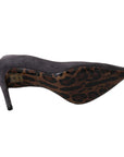 Dolce & Gabbana Elegant Gray Suede Stiletto Pumps