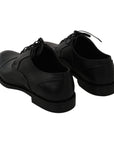 Dolce & Gabbana Sleek Black Leather Formal Dress Shoes