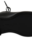 Dolce & Gabbana Sleek Black Leather Formal Dress Shoes