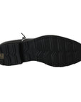 Dolce & Gabbana Elegant Black Leather Derby Dress Shoes
