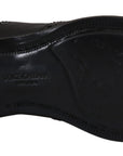 Dolce & Gabbana Elegant Dark Blue Wingtip Derby Dress Shoes