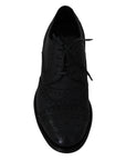 Dolce & Gabbana Elegant Dark Blue Wingtip Derby Dress Shoes