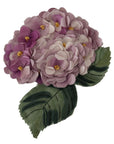 Dolce & Gabbana Elegant Purple Floral Silk Blend Brooch