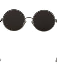 Dolce & Gabbana Chic Silver Grey Lens Sunglasses for Women