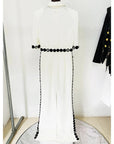 Newest 2024 High Street Women's Embroidered Beaded Jumpsuit