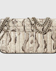 Gucci Sac à épaule GG Marmont en python petite taille
