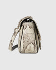 Gucci Sac à épaule GG Marmont en python petite taille