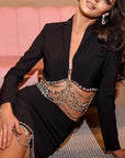 Diamond Fringe Skirt Two-Piece Set