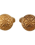 Dolce & Gabbana Elegant Gold Plated Brass Men's Cufflinks