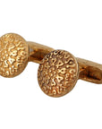 Dolce & Gabbana Elegant Gold Plated Brass Men's Cufflinks