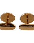 Dolce & Gabbana Elegant Gold Plated Brass Men's Cufflinks