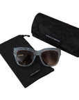 Dolce & Gabbana Elegant Lace-Trimmed Gradient Sunglasses