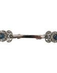 Dolce & Gabbana Elegant Sterling Silver Glass Brooch